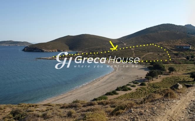 Μοναδικό Παραθαλάσσιο Οικόπεδο 28.000 τ.μ. στο Ακρωτήρι Καρύστου, Εύβοια - Φωτογραφία 1