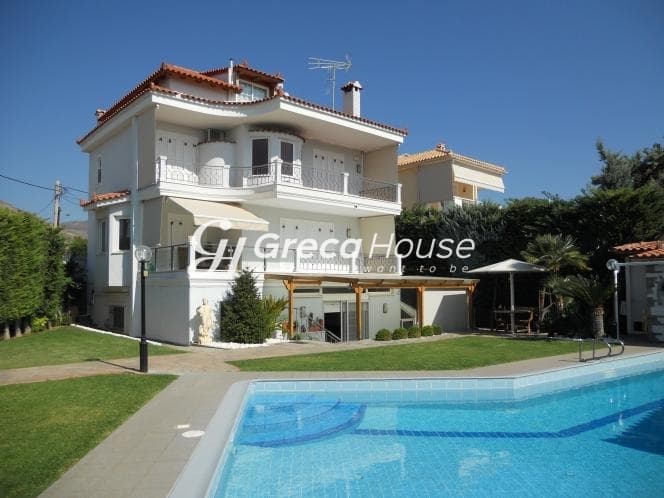 Πολυτελής Βίλα 330 τ.μ. στο Λαγονήσι – Θέα, Πισίνα, Playroom, Κήπος - Φωτογραφία 1