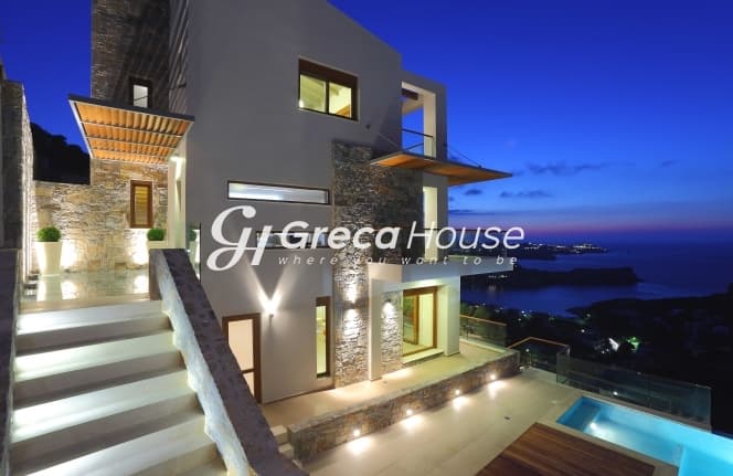 Renovated Villa 346 sq.m. with Pool, Sea View and Full Autonomy – Agia Varvara, Heraklion - Photo 15