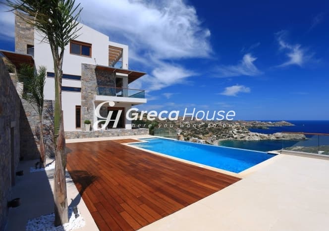 Renovated Villa 346 sq.m. with Pool, Sea View and Full Autonomy – Agia Varvara, Heraklion - Photo 2