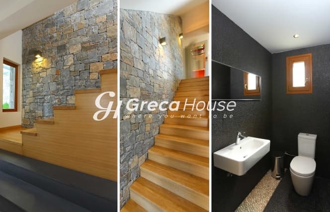 Renovated Villa 346 sq.m. with Pool, Sea View and Full Autonomy – Agia Varvara, Heraklion - Photo 9