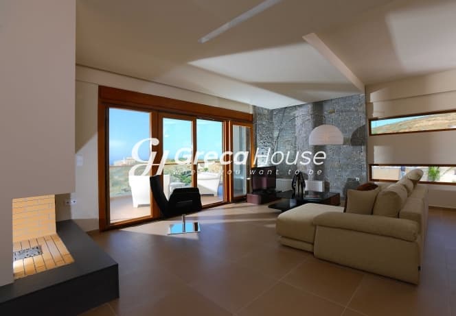Renovated Villa 346 sq.m. with Pool, Sea View and Full Autonomy – Agia Varvara, Heraklion - Photo 8