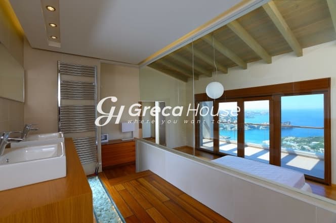 Renovated Villa 346 sq.m. with Pool, Sea View and Full Autonomy – Agia Varvara, Heraklion - Photo 24