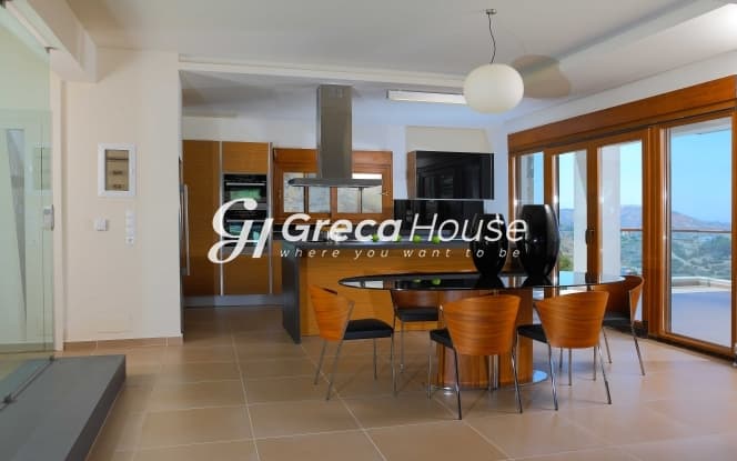 Renovated Villa 346 sq.m. with Pool, Sea View and Full Autonomy – Agia Varvara, Heraklion - Photo 5
