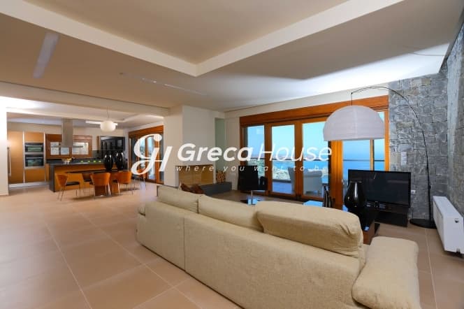 Renovated Villa 346 sq.m. with Pool, Sea View and Full Autonomy – Agia Varvara, Heraklion - Photo 3