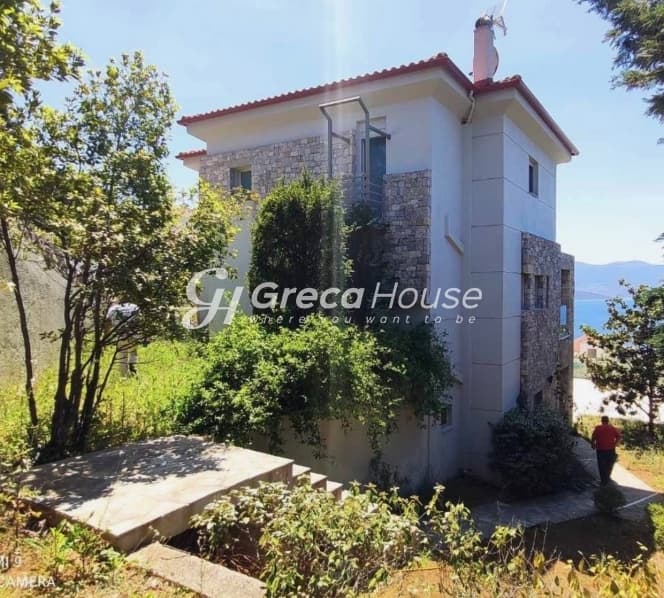 Πολυτελής Τριώροφη Βίλα με Θέα Θάλασσα και Πισίνα στον Θεολόγο Μαλεσίνας - Φωτογραφία 14
