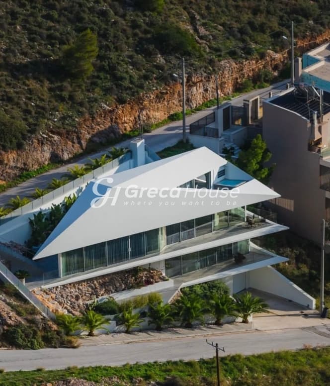 Νεόδμητη Πολυτελής Βίλα 360 τ.μ. με Πισίνα και Θέα στο Πανόραμα Βούλας - Φωτογραφία 2