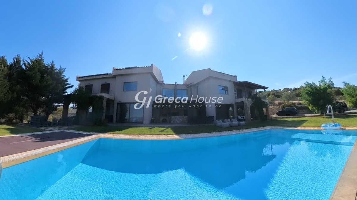 Luxury 540 sq.m. Villa with Pool and Energy Autonomy in Kalamos – Private Paradise with Sea View - Photo 24