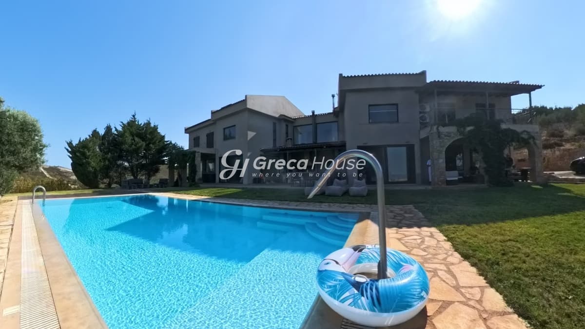 Luxury 540 sq.m. Villa with Pool and Energy Autonomy in Kalamos – Private Paradise with Sea View - Photo 33