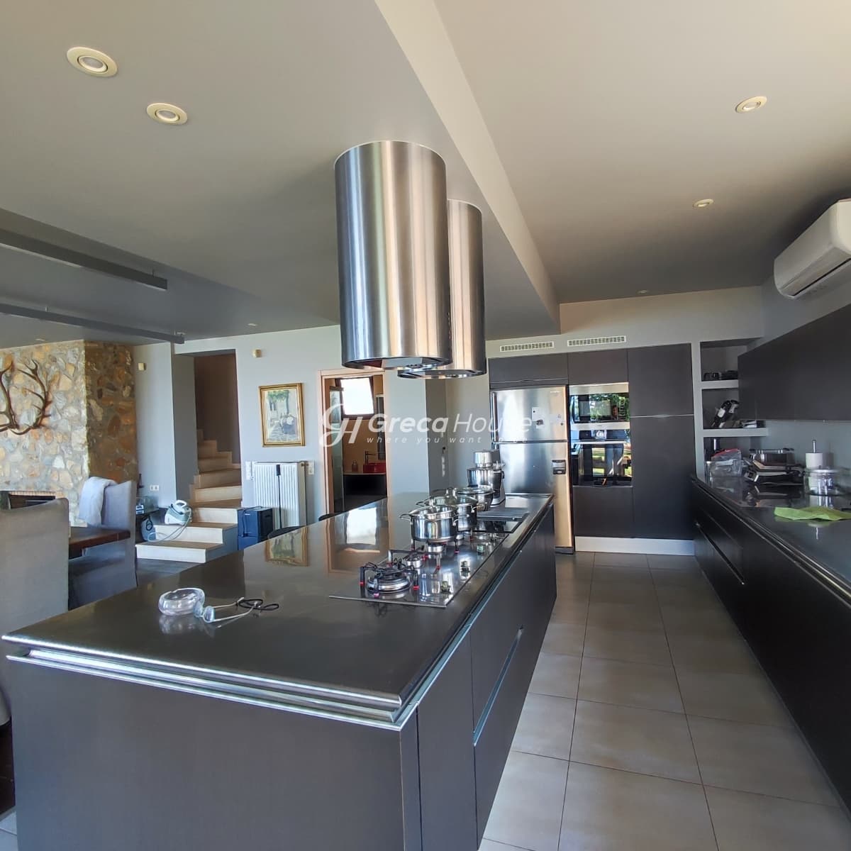 Luxury 540 sq.m. Villa with Pool and Energy Autonomy in Kalamos – Private Paradise with Sea View - Photo 38