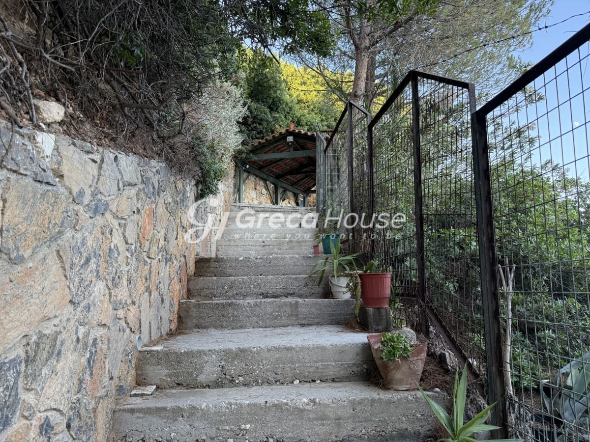 Luxury 571 sq.m. Villa with Private Beach and Guesthouses for Sale in Amarynthos, Evia - Photo 48