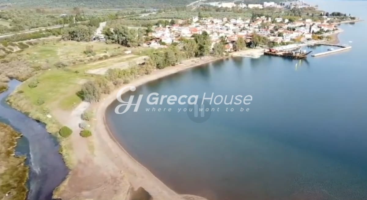 Beachfront Plot for Sale, 2,200 sq.m. in Achladi – 43m Frontage, Building Permit - Photo 3