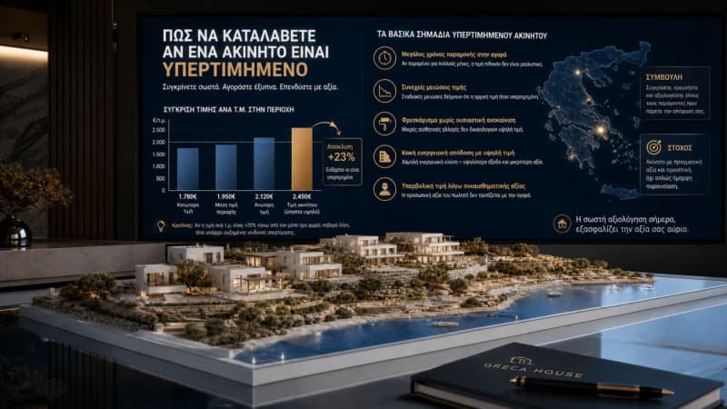 Πώς να Αναγνωρίσετε ένα Υπερτιμημένο Ακίνητο στην Ελλάδα