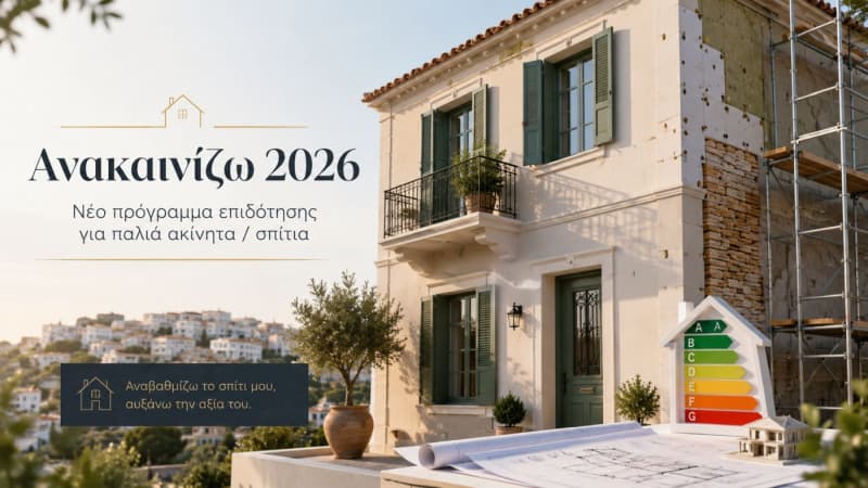 Renovate 2026: The Complete Guide to Greece's New Property Subsidy Program