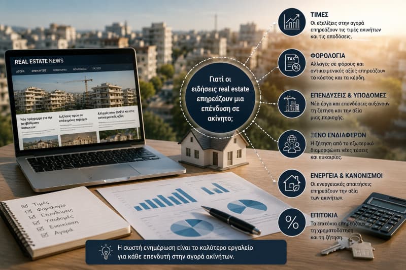 Τάσεις και Εξελίξεις στο Real Estate: Οδηγός Επενδύσεων σε Ακίνητα στην Ελλάδα το 2026