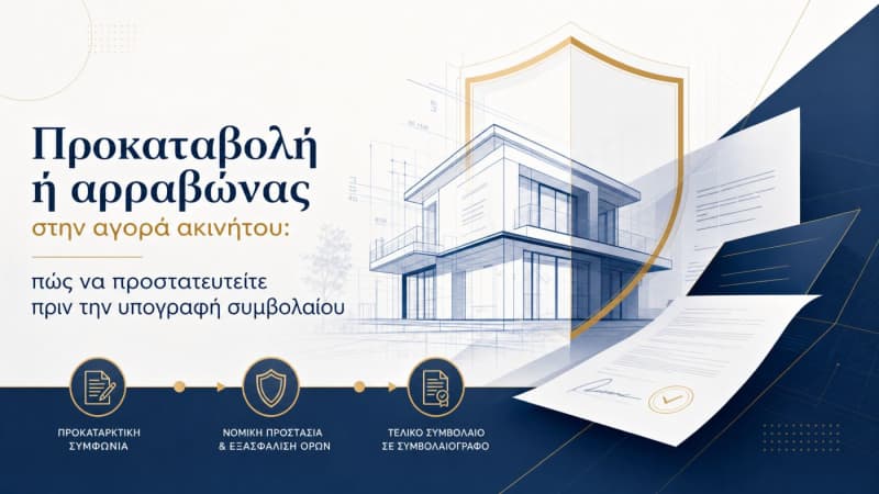 Προκαταβολή και αρραβώνας στην αγορά ακινήτου: Νομικές διαφορές και προστασία