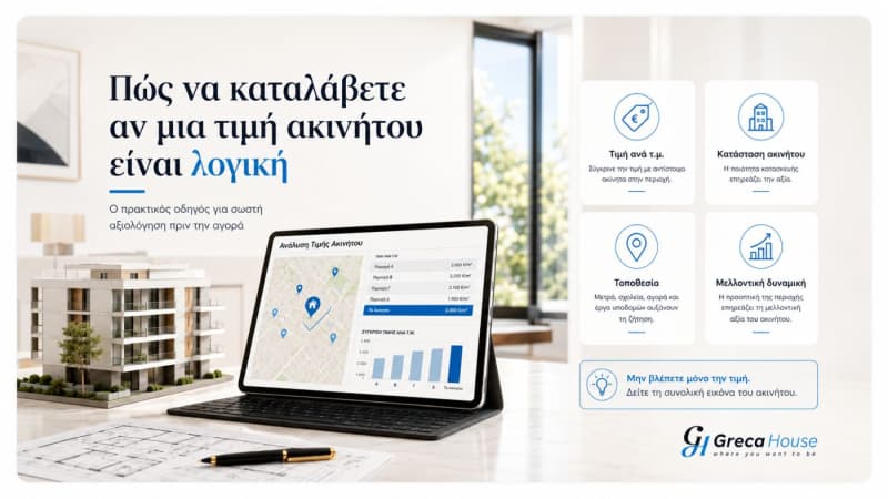 Πώς να Καταλάβετε αν η Τιμή Ενός Ακινήτου Είναι Λογική