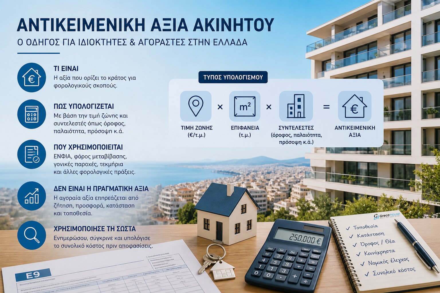 Πανοραμική θέα παραλιακής περιοχής της Αθήνας με μαρίνα, θάλασσα και σύγχρονες κατοικίες